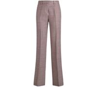 Etro - Pantaloni Slim Fit Pied-de-Poule - - Trousers - Donna - Rosso - S