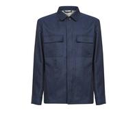 Etro - Shacket in Lana e Lino - - Jackets - Uomo - Blu - M