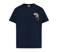 Etro - T-shirt con logo - - Tops - Uomo - Blu - M