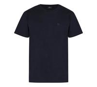 Etro - T-shirt Girocollo in Cotone con Colletto a Costine - - Tops - Uomo - Blu - 2XL