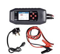 Etrogo Caricabatterie e tester 2 in 1 da 12 V, diagnostica professionale CCA 40-2000, ricarica intelligente a 8 stadi (efficienza del 90%), AGM/EFB/GEL/LiFePO4 (2-200 Ah), multi-protecction e