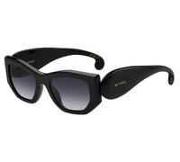 ETROPAISLEY Women's Sunglasses - Black Frame, Dark Grey Shaded Gradient Lenses