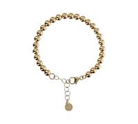 etrusca GIOIELLI Bracciale Donna placcato Oro 18k - Bracciale Dorato con Sfere Lucide - Gioielli Made in Italy - Braccialetto Idea Regalo Compleanni, Anniversari, Festa Donna, Festa Mamma