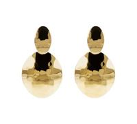 ETRUSCA GIOIELLI Orecchini Donna placcati Oro 18k - Orecchini Pendenti Ovali Anallergici - Gioielli Made in Italy - Idea Regalo Compleanni, Anniversari, Festa Donna, Festa Mamma