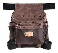 Etrusca morbida - Borsa in Vera Pelle, Colore Testa di Moro, Rivetti Bruniti, Cintura Inclusa
