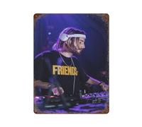 ETRVBDUB Disc Jockey Eliso PosterWall Decor Art Metal Tin Poster Modern Bar Decorations40x30cm