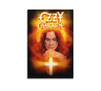 ETRVBDUB Poster di Ozzy Osbourne - Poster decorativo da parete su tela, stampa moderna, per camera da letto, 20 x 30 cm