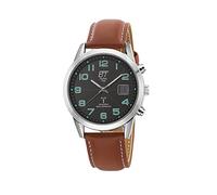 ETT Eco Tech Time Analogico mid-33215, marrone, striscia