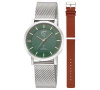 ETT Eco Tech Time Funk-Solar Orologio da Donna Atacama Acciaio Inox Con 2 Nastri