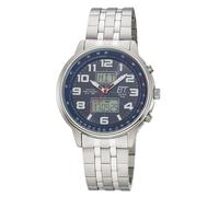 ETT Eco Tech Time Funk-Solar Orologio da Uomo Hunter II Stahl / Blu EGS 11733