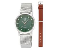 ETT Eco Tech Time Funk-Solar Orologio da Donna Atacama Acciaio Inox Con 2 Nastri