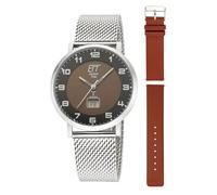 ETT Eco Tech Time Funk-Solar Orologio Atacama Acciaio Inox Con 2 Bande EGS-11624