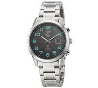 Ett Eco Tech Time Orologio Da Uomo Funk-Solare Basic Acciaio/Nero EGS-11500-22M