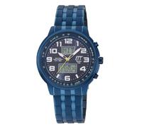 ETT Eco Tech Time Radio Solar EGS-11735-32M - Orologio analogico da uomo con cinturino in acciaio INOX
