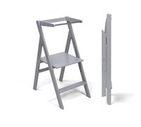 Ette Tete Torre di apprendimento pieghevole con altezza regolabile STEP'n'FOLD (grigio)