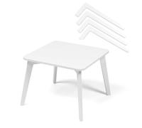 Ette Tete TULLA - Tavolo per bambini con 2 altezze (bianco, gambe in entrambe le lunghezze)