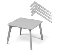 Ette Tete TULLA - Tavolo per bambini con 2 altezze (grigio, gambe in entrambe le lunghezze)