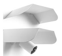 etterr • Tetto metallico per telecamera di sicurezza • Visiera parasole, parasole • Copertura per tetto, capannone e tetto per telecamera IP, CCTV e videocitofono • Protezione pioggia e raggi UV