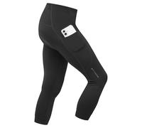 Ettore Pantaloncini da Ciclismo Imbottiti da Uomo A Tre Quarti con Tasca Traspiranti Asciugatura Rapida Bicicletta Strada - Dart - Nero - XL