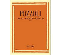 Ricordi corso facile di solfeggio I parte Pozzoli Ettore