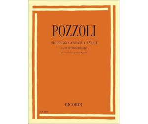 Ettore Pozzoli: Solfeggi cantati a 2 voci, facili e progressivi | Per conservatori e istituti magistrali | Libro di solfeggio vocale | Ricordi