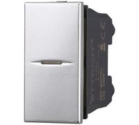 Ettroit Ag0601 Pulsante Assiale 1p 16a Unipolare Grigio Compatibile Con Bticino Axolute