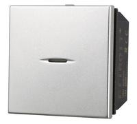 Ettroit Ag3402 Pulsante Assiale 2m 2p 16a Grigio Compatibile Con Bticino Axolute