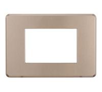 Ettroit An87310 Placca Slim Sottile 3p Colore Bronzo Compatibile Con Bticino Axolute Air