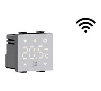 Ettroit Cronotermostato Smart Wifi Termostato Caldaia Da Incasso Digitale Touchscreen Tuya Bianco Mtwf4102