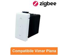 ETTROIT EVZB1202 Pulsante Smart ZigBee Tapparella Tuya Vimar Plana Alexa Google