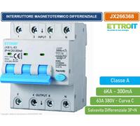 ETTROIT INTER. MAGNETOTERMIC DIFFERENZIALE SALVAVITA CLASSEA 4MOD 3P+N 300mA 6KA