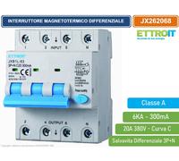 ETTROIT INTER. MAGNETOTERMIC DIFFERENZIALE SALVAVITA CLASSEA 4MOD 3P+N 300mA 6KA