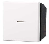 Ettroit Interruttore Assiale Unipolare 2p 16a Compatibile Bticino Axolute Colore Bianco Ab3202