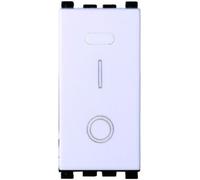 Ettroit Interruttore Bipolare 2p 16a 0-1 Colore Bianco Compatibile Con Vimar Arke Va0402b