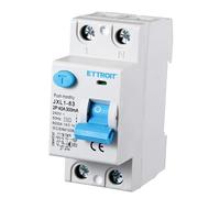 ETTROIT INTERRUTTORE DIFFERENZIALE PURO SALVAVITA PER BARRA DIN 2 MODULI 2P 40A 240V 300mA 6KA