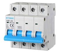 Ettroit Interruttore Magnetotermico Automatico 4p 10a 380v 6ka 4 Moduli Din Jx141060