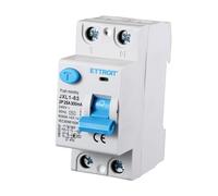 ETTROIT Interruttore Differenziale Puro 2P 25A 6kA 300mA 220V Salvavita Differen