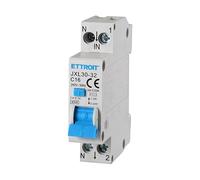 ETTROIT INTERRUTTORE MAGNETOTERMICO DIFFERENZIALE SALVAVITA PER BARRA DIN 1 MODULO 1P+N 16A C16 240V 30mA 4.5KA