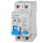 ETTROIT Interruttore Magnetotermico Differenziale 1P+N 6A 4.5kA 30mA 220V Occupa