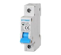 ETTROIT INTERRUTTORE MEGNETOTERMICO PER BARRA DIN 1 MODULO 1P 240V CURVA C 6KA 10A
