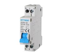 ETTROIT INTERRUTTORE MEGNETOTERMICO PER BARRA DIN 1 MODULO 1P+N 240V CURVA C 4.5KA 32A