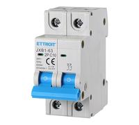 ETTROIT INTERRUTTORE MEGNETOTERMICO PER BARRA DIN 2 MODULI 2P 240V CURVA C 6KA 10A