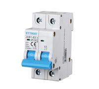 ETTROIT INTERRUTTORE MEGNETOTERMICO PER BARRA DIN 2 MODULI 2P 240V CURVA C 6KA 32A