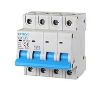 ETTROIT INTERRUTTORE MEGNETOTERMICO PER BARRA DIN 4 MODULI 4P 415V CURVA C 6KA 40A