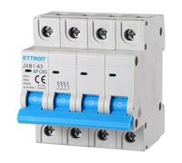 ETTROIT INTERRUTTORE MEGNETOTERMICO PER BARRA DIN 4 MODULI 4P 415V CURVA C 6KA 63A
