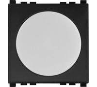 Ettroit Lampada Segnapasso Led 2 Moduli 220v 6000k Con Interruttore Click On/off Serie Venus Compatibile Vimar Arké - Va0302