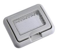 Ettroit Mt2703 Placca Con Coperchio 3p Supporto Stagno Idrobox Ip55 Compatibile Con Bticino Matix