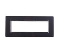 ETTROIT Placca In Vetro Serie Starlight 7P Colore Acciaio Scuro Compatibile Con