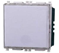 Ettroit Pulsante Portanome 2p 10a 250v Compatibile Vimar Plana Colore Bianco Ev1901