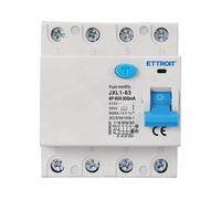 Interruttore magnetotermico differenziale puro 4P, 4 moduli, Tipo AC, 380Vac, 40A, 300mA, 6KA, classe A - Ettroit JX344068